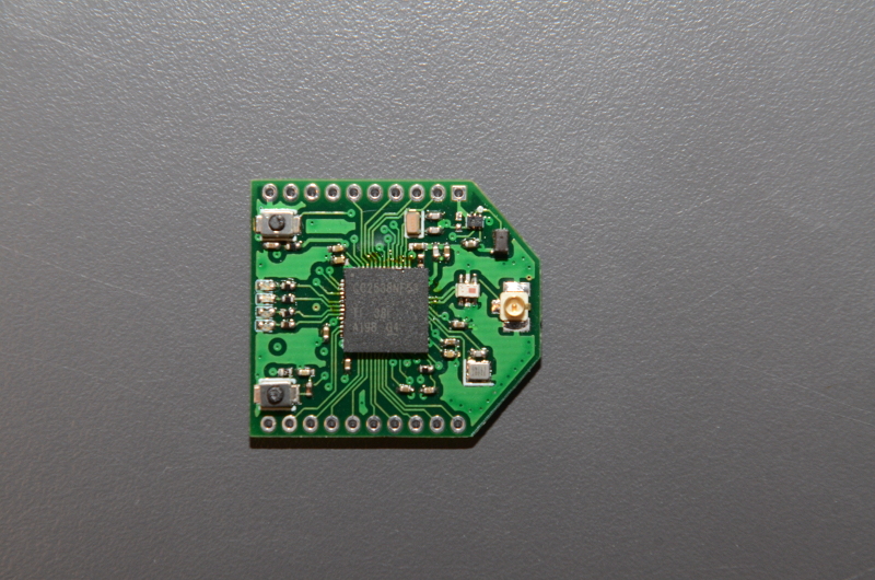 Here is the assembled board